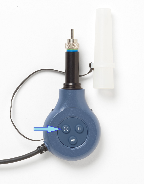 Port Bright button on Camera Probe