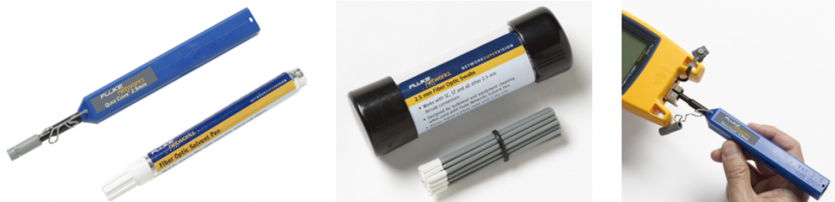 Making sure that OptiFiber® Pro Output Ports are clean