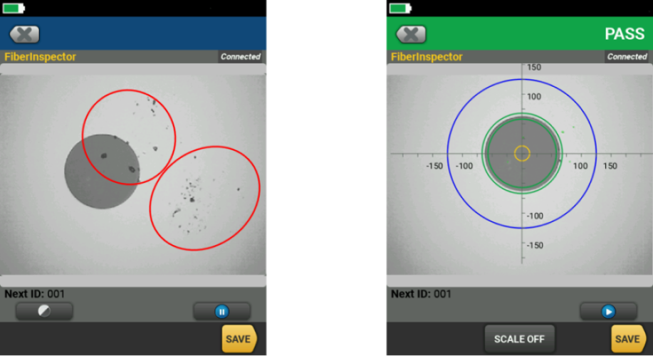 Making sure that OptiFiber® Pro Output Ports are clean