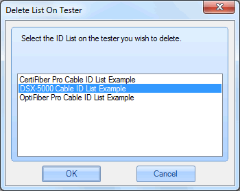 Versive Mainframe Imported Cable IDs
