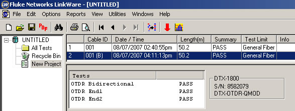 LinkWare Software - Fluke Networks