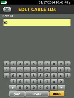 Versiv Other Language Keyboard Screen
