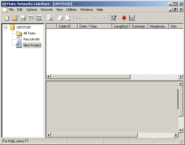 Run LinkWare PC