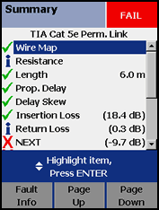 Autotest with Fail Result