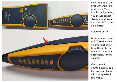 Troubleshoot the Probe and Toner