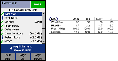 3 dB rule - DTX CableAnalyzer