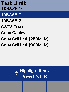 Coaxial Cable Testing - DTX CableAnalyzer