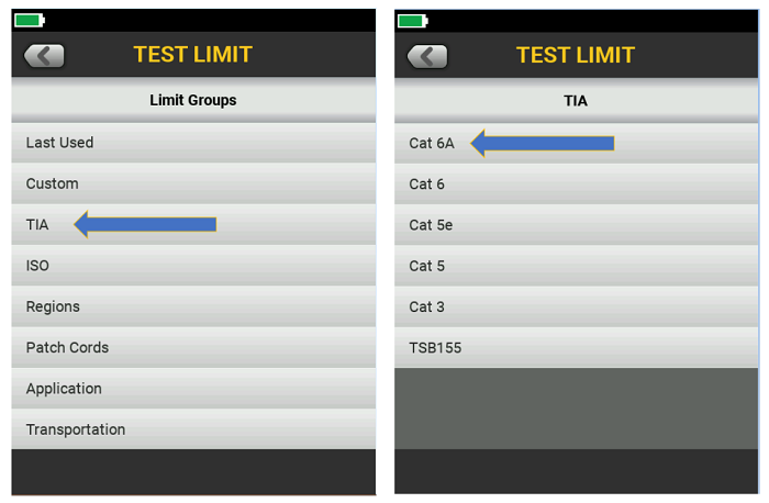 Modular Plug Terminated Link (MPTL) Test Limits for DSX-5000 and DSX-8000