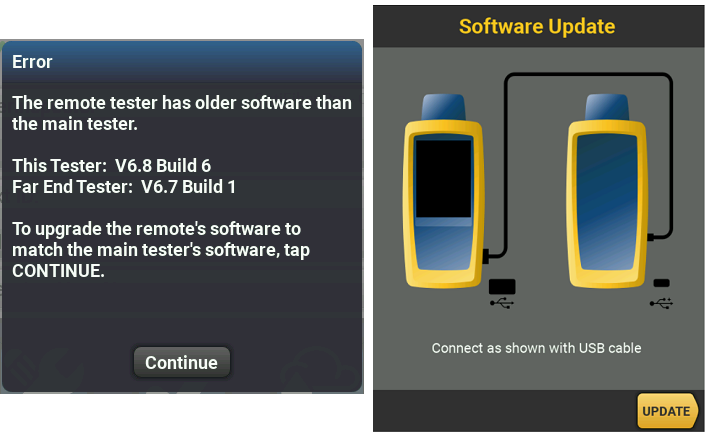 Updating your DSX CableAnalyzer (Versiv)