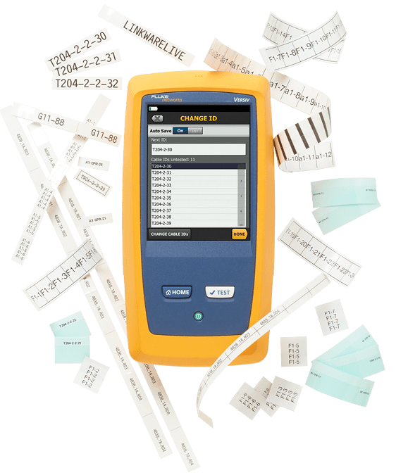 LinkWare Live Setup Testers