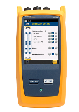 Figure 3. CommScope SYSTIMAX Link Loss Calculator built-in to CertiFiber Pro