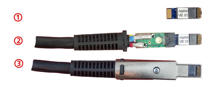 Standardized RJ45 plug for Category 8 testing