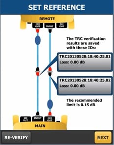 How to Set Reference on a CertiFiber Pro
