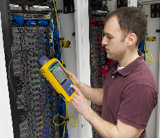 Diagram showing levels of network cable testing from verification to qualification to certification